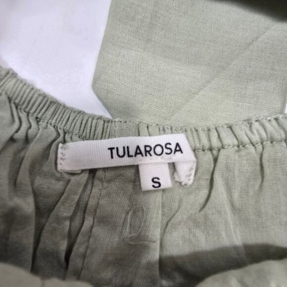 Tularosa Frankie Romper in Sage Green Small - Picture 9 of 13